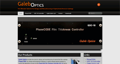 Desktop Screenshot of galeboptics.com
